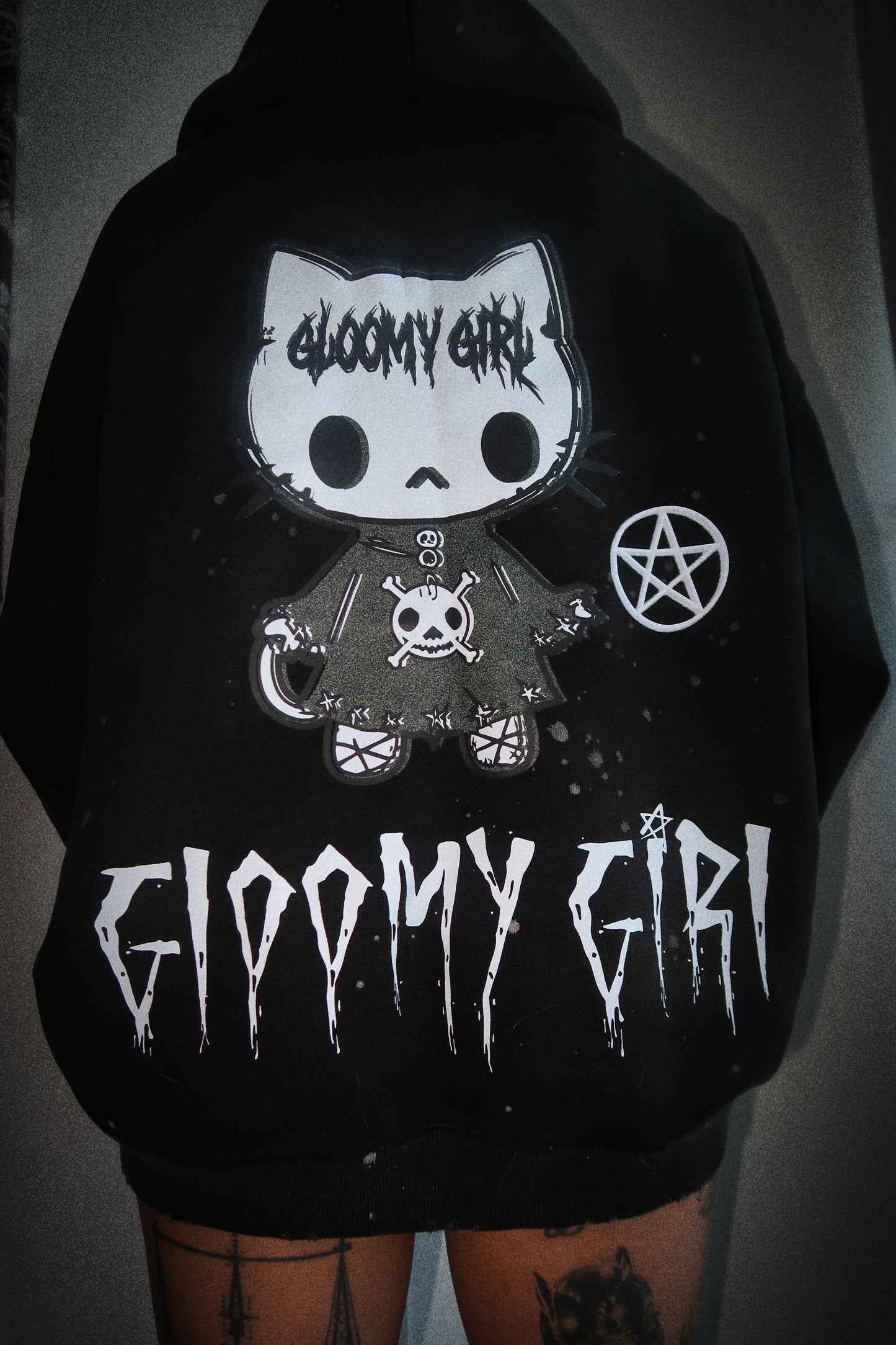 Hello Kitty demon slayer hoodie