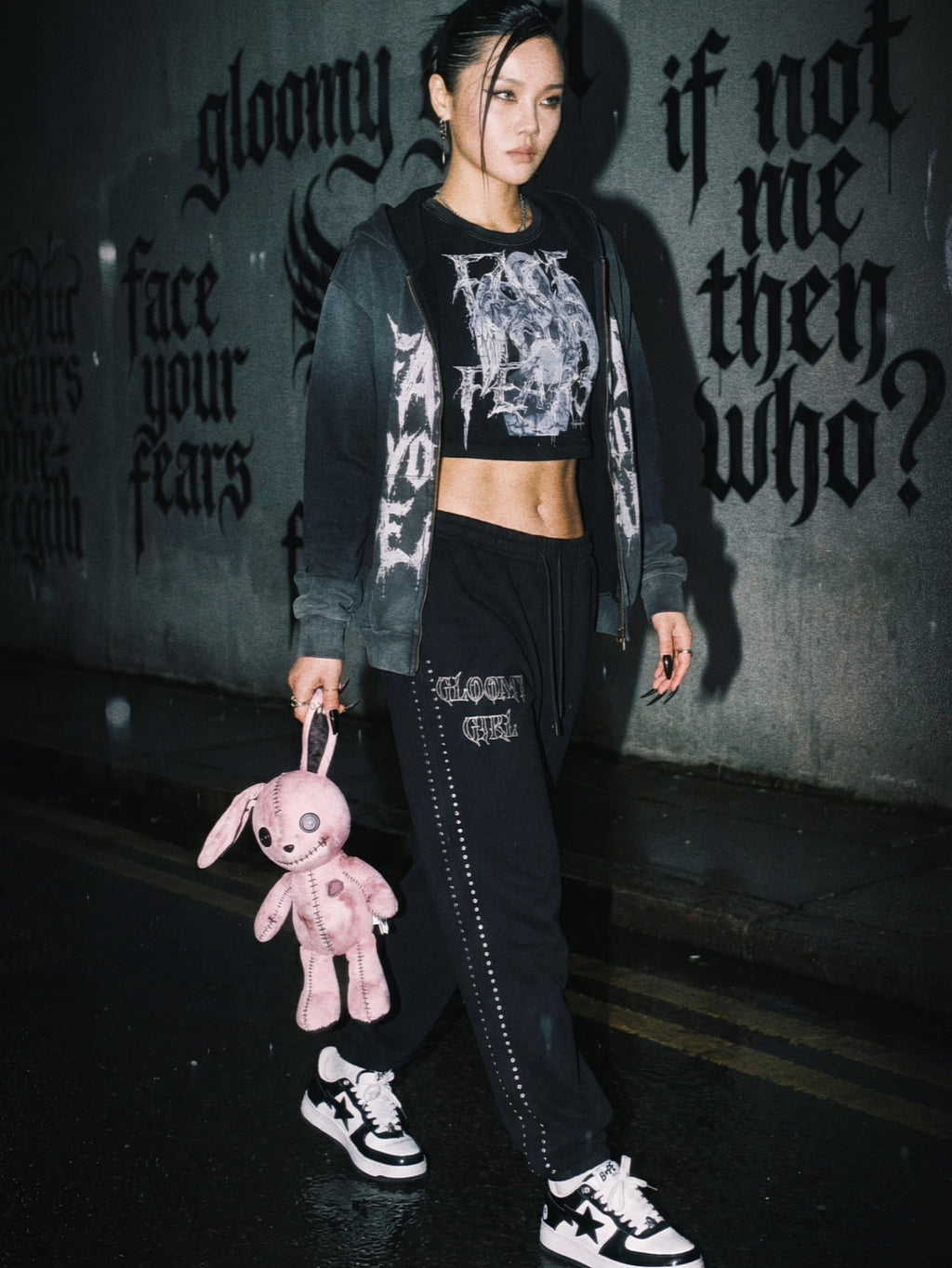 FACE YOUR FEARS CROP TOP