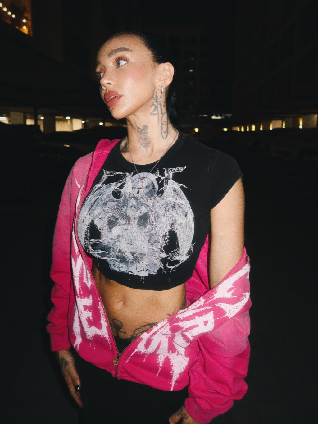 FACE YOUR FEARS CROP TOP