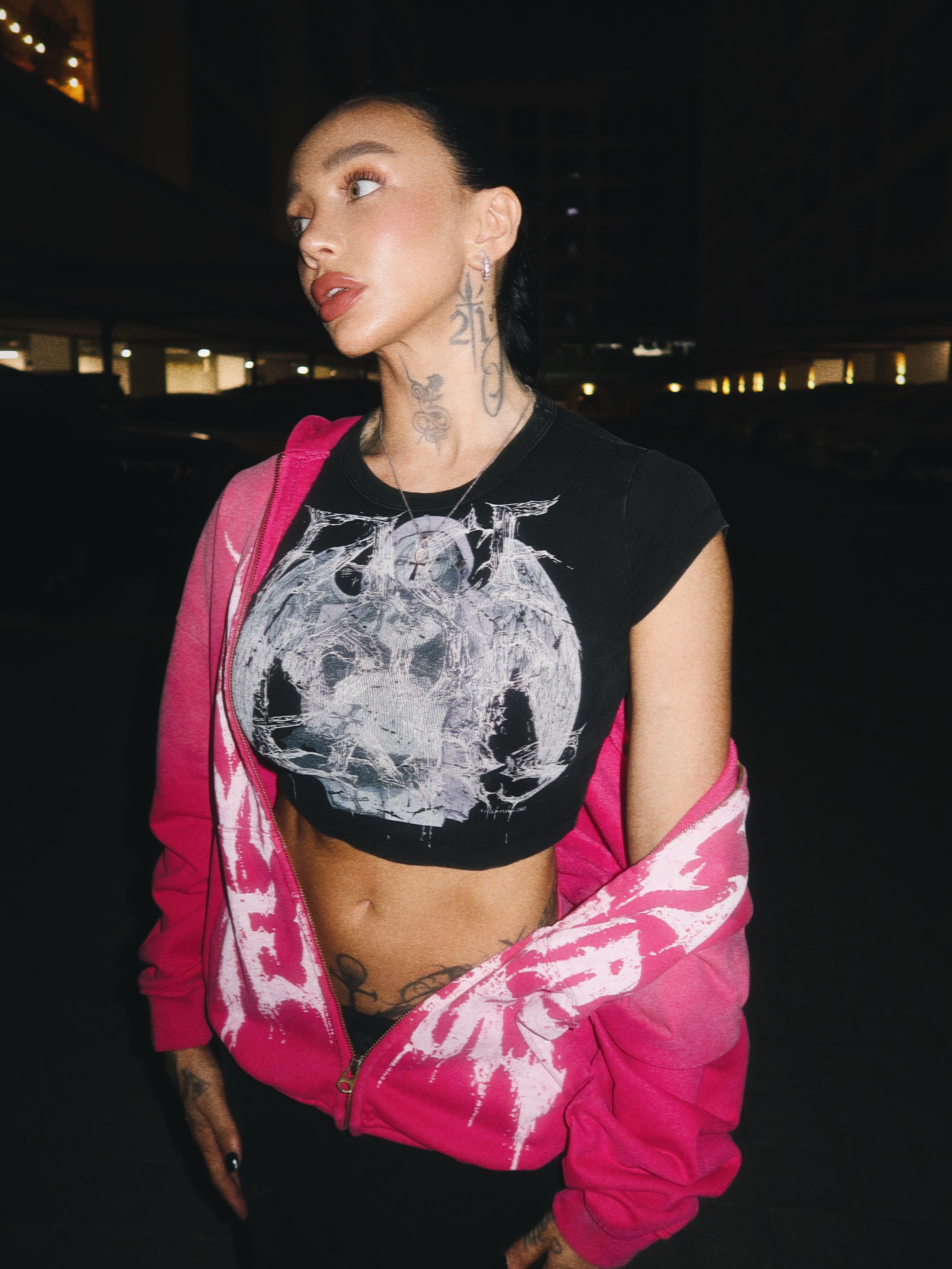 FACE YOUR FEARS CROP TOP