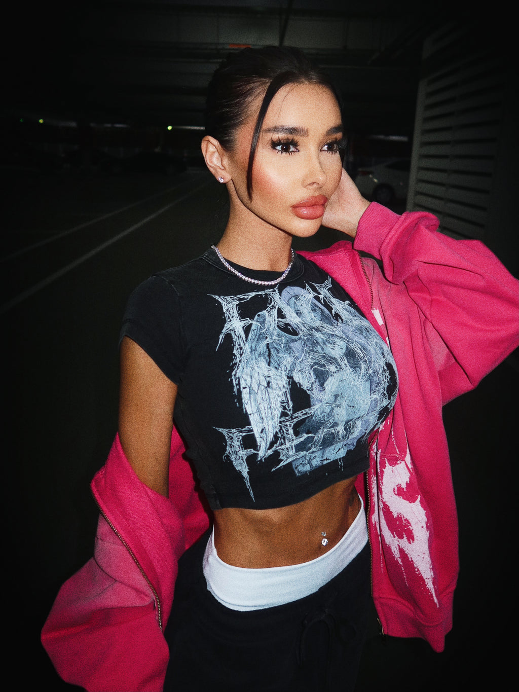 FACE YOUR FEARS CROP TOP